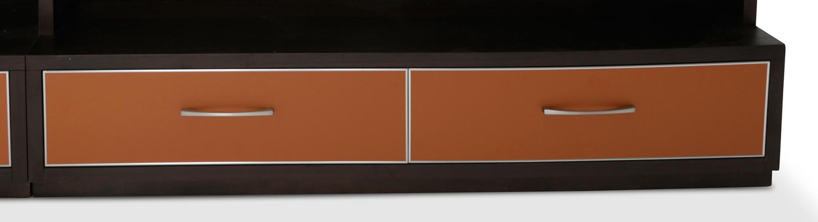 21 Cosmopolitan Right Entertainment Base in Umber/Orange image