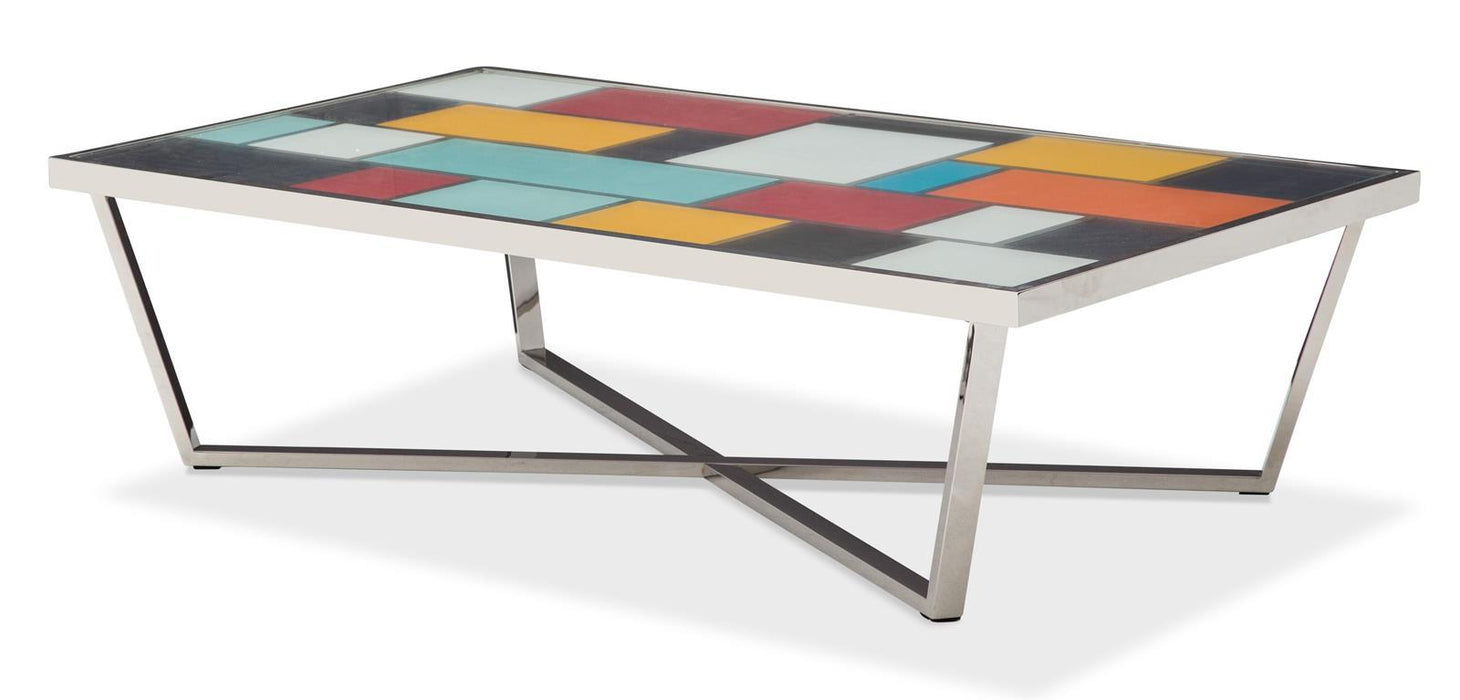 Freestanding Kube Rectangular Cocktail Table image