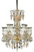 Lighting Garnier 15 Light Chandelier in Clear and Gold image