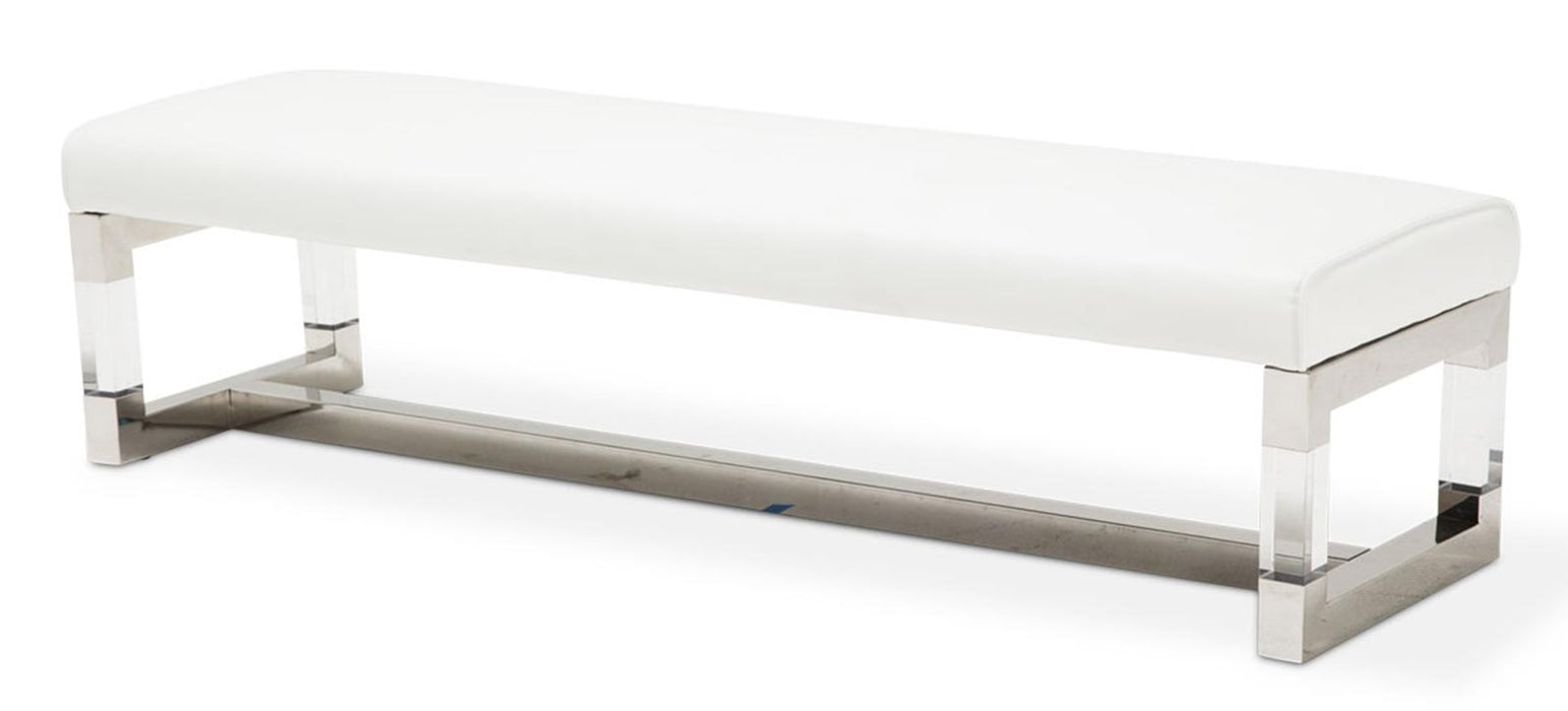 State St Non Storage Ben Bench in Stainless Steel image