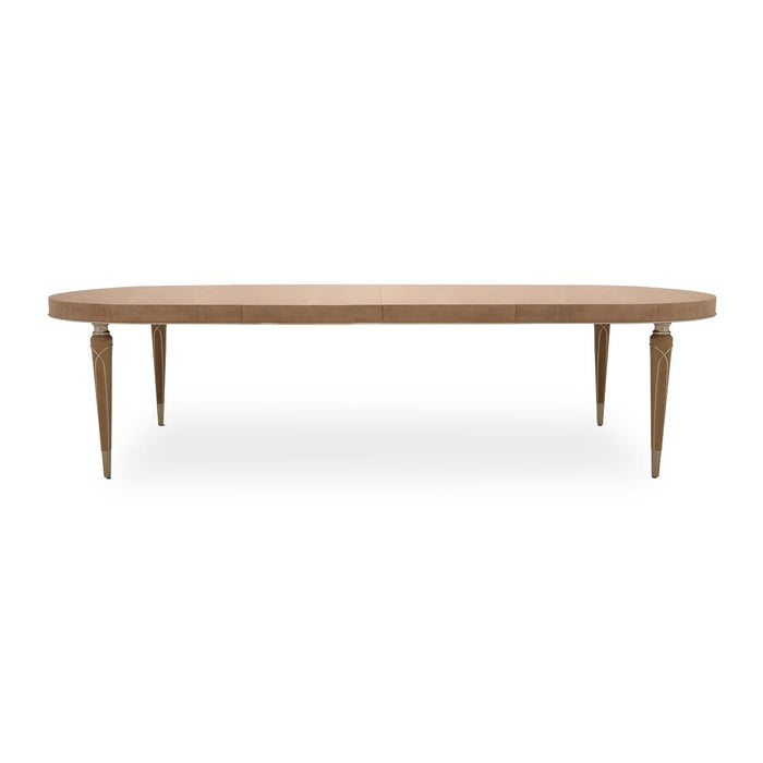 Villa Cherie 4 Leg Oval Dining Table in Caramel image