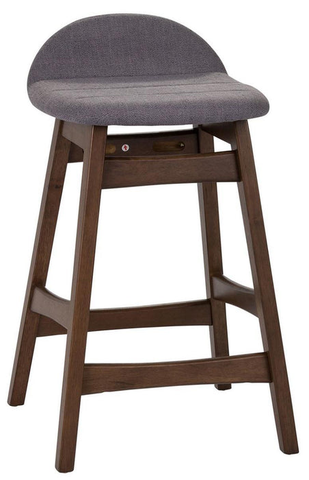 Liberty Furniture Space Saver Barstool30 (Grey) in Satin Walnut (Set of 2) image