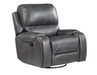 Steve Silver Keily Manual Swivel Glider Recliner in Dove Grey image
