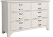 Vaughan-Bassett Bungalow 6 Drawer Dresser in Lattice image