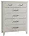 Vaughan-Bassett Passageways Oyster Grey 5 Drawer Chest in Oyster Grey image