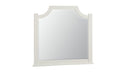 Vaughan-Bassett Maple Road Scalloped Mirror in Soft White/Natural Top image